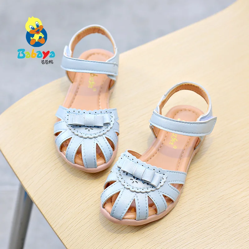 8782  High Quality Cheap New Styles For Summer Kids Flat Casual Sandals Shoes For Girls