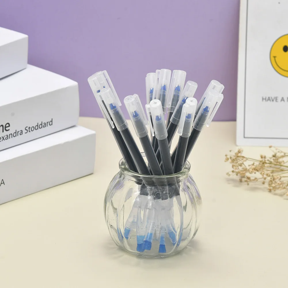 wholesale Office School Black/Red/Blue 0.5mm Ink Color gel Pen