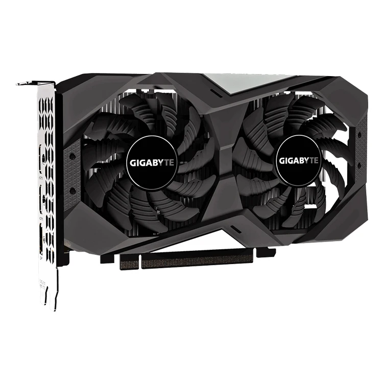 Игровая Видеокарта GIGABYTE GeForce GTX 1650 OC 4 Гб два вентилятора Windforce графическая карта (GV-N1650OC-4GL)