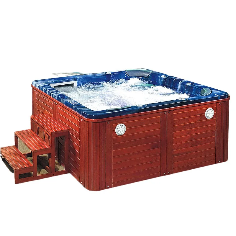 hot sale Europe Control Whirlpool Outdoor Spa Hot Tub With Jacuzzier Function