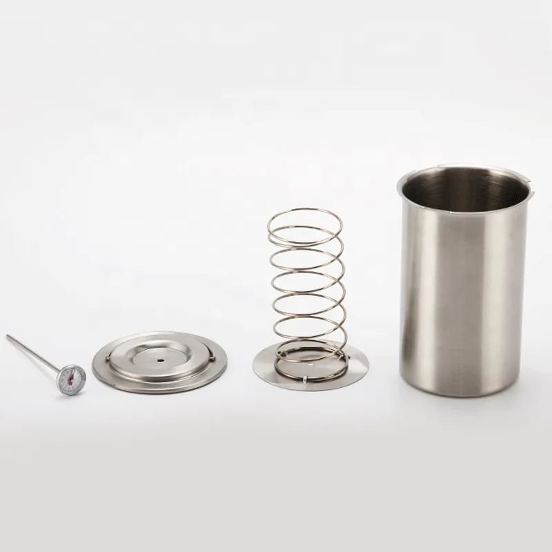 Bacon Meat Boiler Pot Kitchen Cooking Pressure Lunch Sandwich Bacon Meat Ham Maker Stainless Steel Meat Press with Thermometer