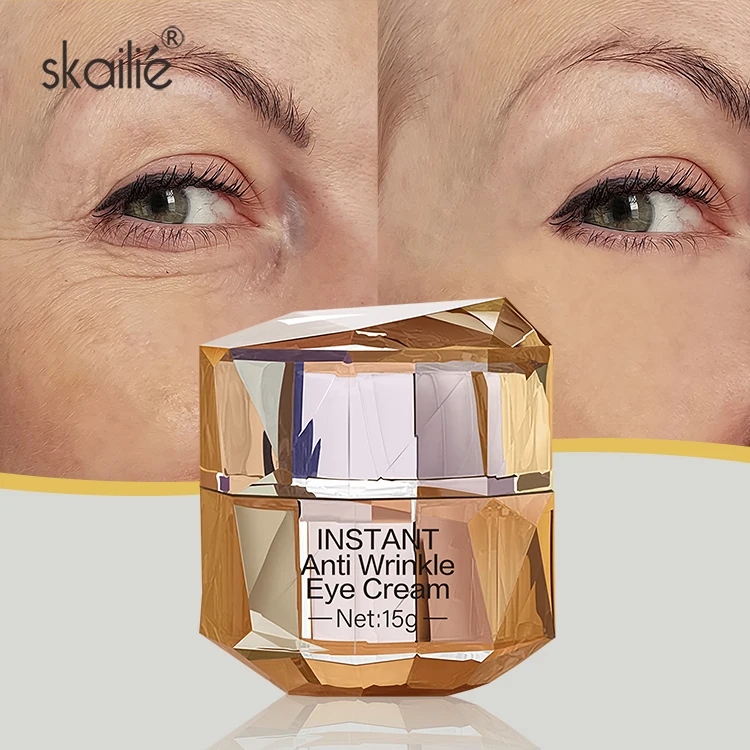 Wholesale Skin Care Day Night Instant Eye Lift Under Eye Bags Wrinkles Reduces Lifting Firming Anti-Aging Eye Cream