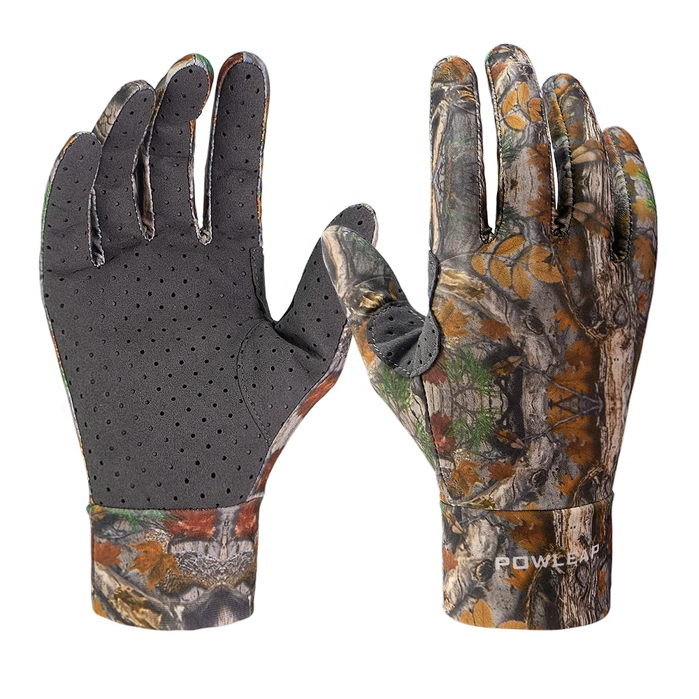 New Design Full Fingers Quick Dry Camo Printing Hunting Gloves Anti Slip Durable Jungle Hunter Shooting for Men Women