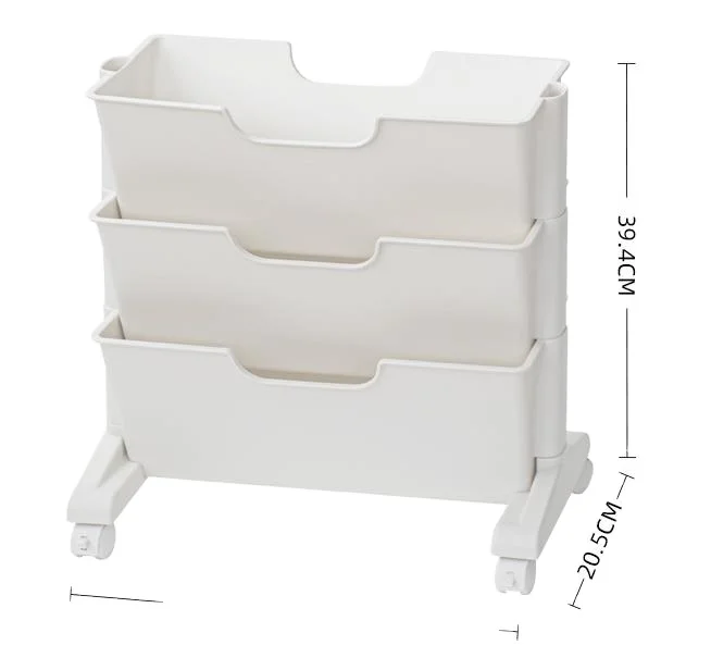 Manufacturer Home accessories Pen holder Shelf Rack Floor Magazine Files Storage with wheel Office Book Stationery Organizer
