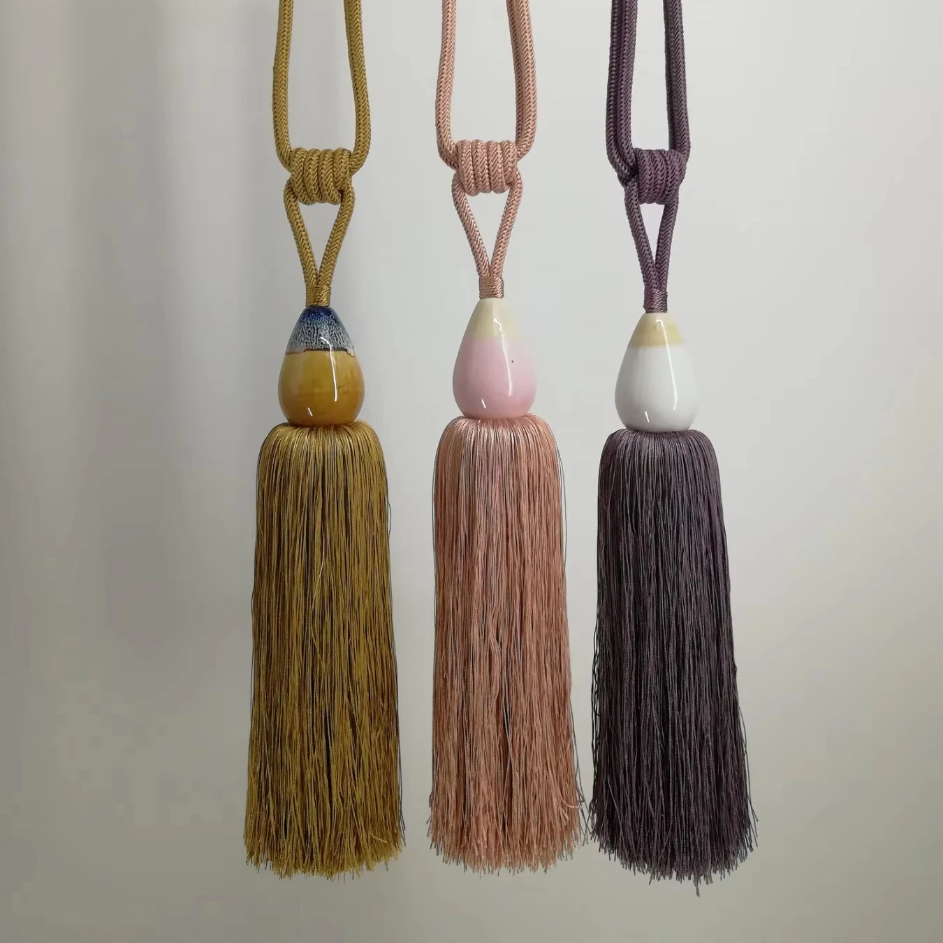 Factory Direct Stylish Curtain Tassel Trim Edge Home Decoration Curtain Accessories