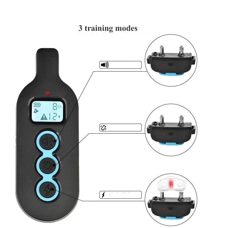 
Factory wholesale dog collar no bark training dog collar with remote waterproof 