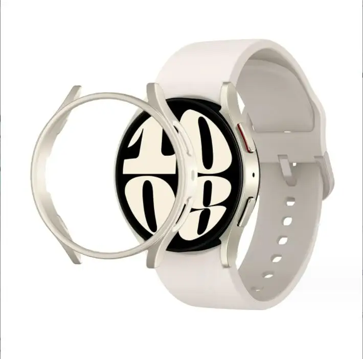 for Samsung Galaxy Watch 6 40mm 44mm 43mm 47mm Lightweight Scratch-Resistant Hard PC Thin Bumper Case