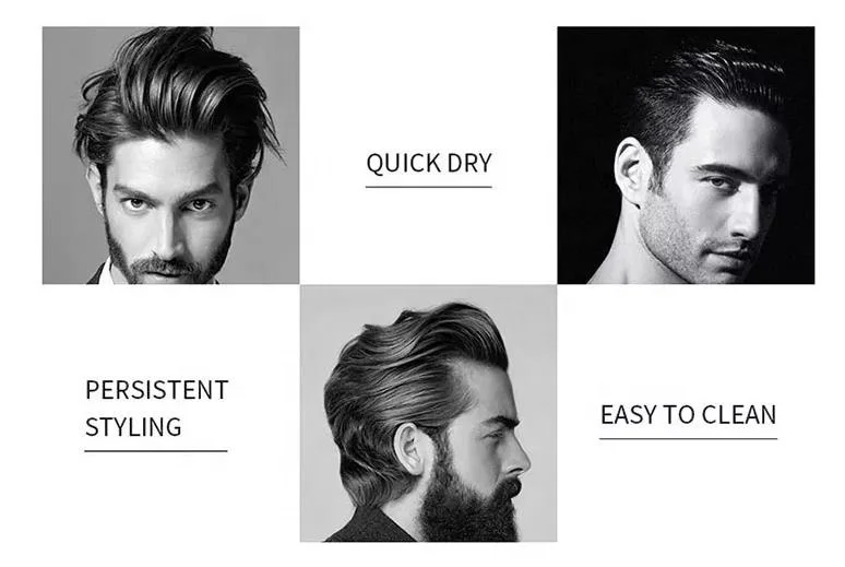 Factory Hot Sale Waterproof Natural Men Styling Wax Products Professional Hair Clay Wax Private Label
