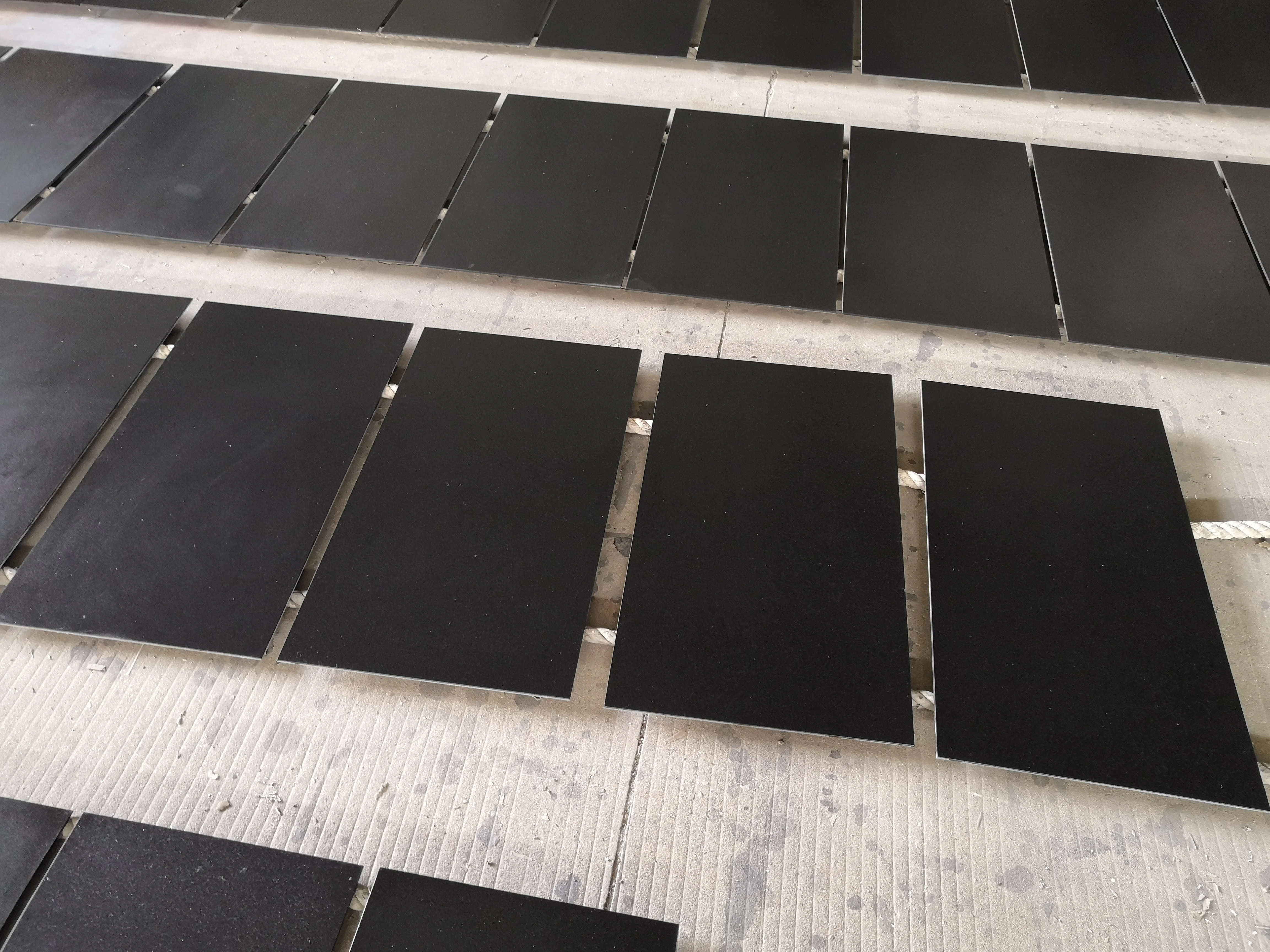 Modern Design Shanxi Black Granite Panel Fiberglass Backed Indoor Wall Fireproof Antibacterial Composite Panels Exterior
