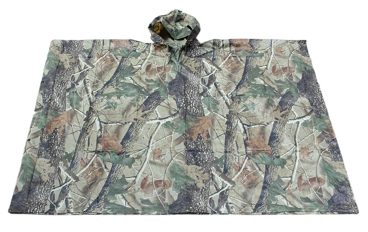 Wholesale Waterproof Polyester Taffeta Multifunction Square Rain Poncho