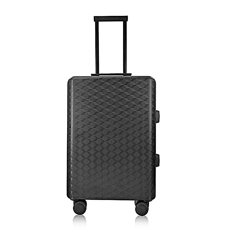 
wholesale promotional carbon fiber suitcase luggage bag for travel with usb 
