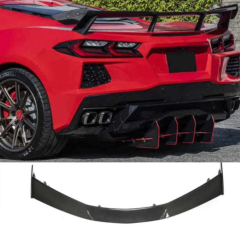 Carbon Fiber Rear Spoiler Wing For Chevrolet Corvette C8