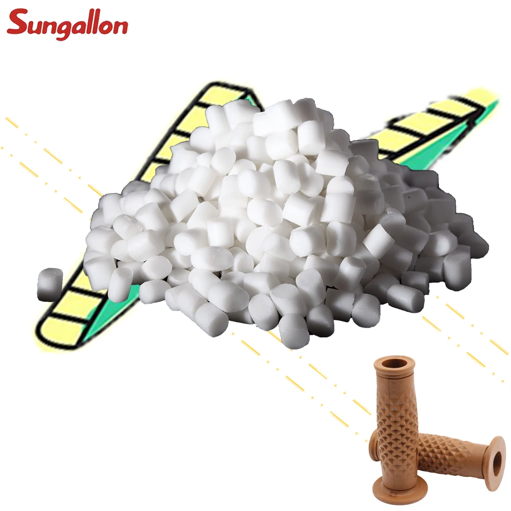 Tpe granules of tpr for bike handlebar grips bicycle grip handle bar end holding locking grips