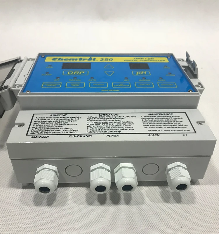 Svadon Swimming Pool Automatic Sensing Monitoring Water Quality Monitor PH+ORP Controller