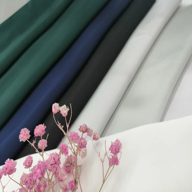 HOT SELLING ARMANI SATIN SILK WOVEN POLYESTER FABRIC