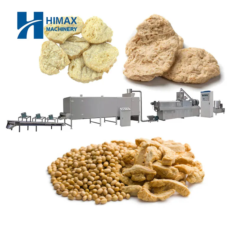 Soya Meat Extruder Machine Textured Soya Protein Making Machine Soya Chunks Extruder Machine Production Line