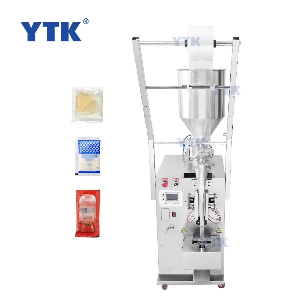 Automatic Honey Syrup Cream Peanut Butter Chili Sauce Ketchup Mayonaise Lotion Shampoo Liquid Paste Bag Sachet Packing Machine