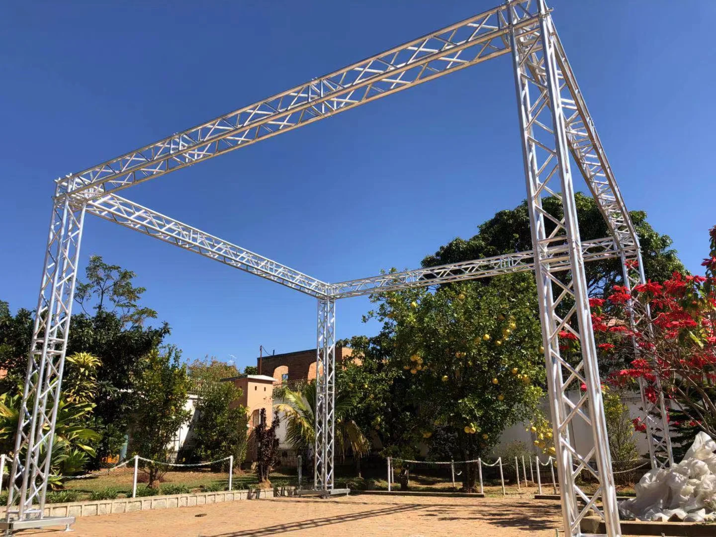 289x289mm aluminum lighting truss spigot truss wedding stage lighting truss