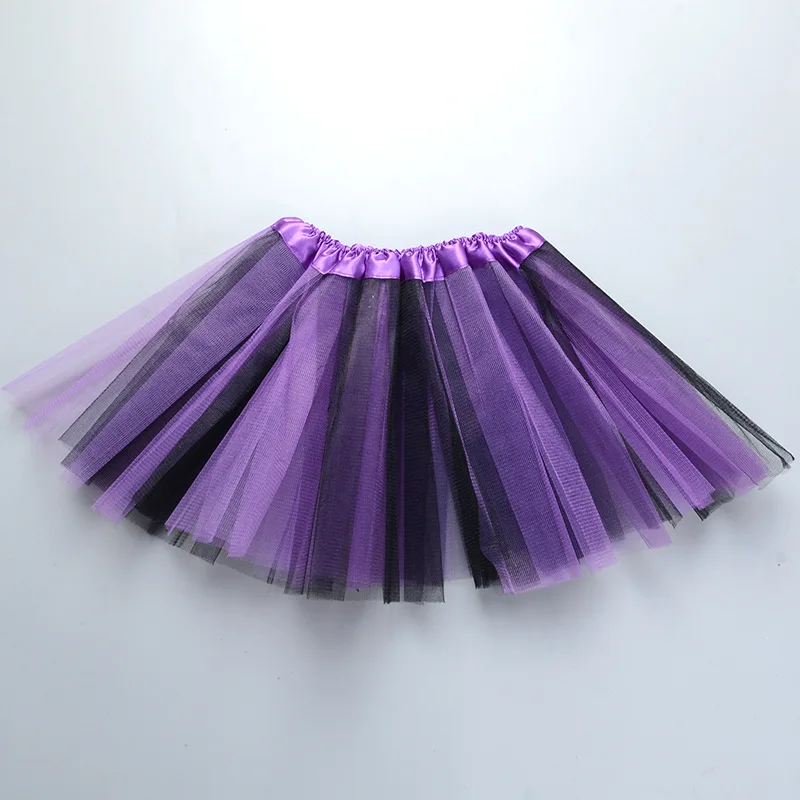 Best Selling Rainbow Color Girl Tulle Skirt Custom Logo Summer A-Line Dance Girls Skirts