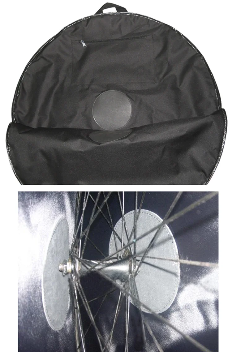 600D Polyester Ripstop 26 28 Rim Disc Wheel Cover Wheel Up Bike Bag Bicycle Wheel Bag