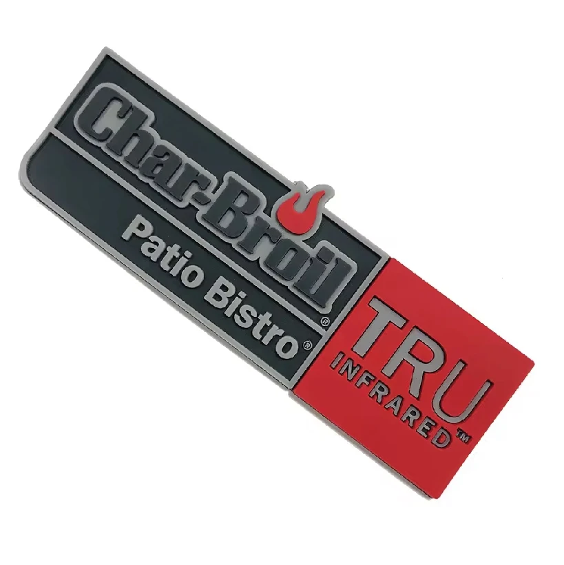 Rubber Label Wholesale Custom 3D Letters Name Logo Transparent Soft Silicone Patches for Garment & Processing Accessories