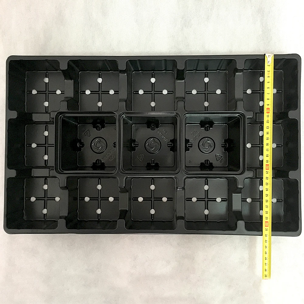 home garden balcony plant succulents plastic square pot trays for plant growing