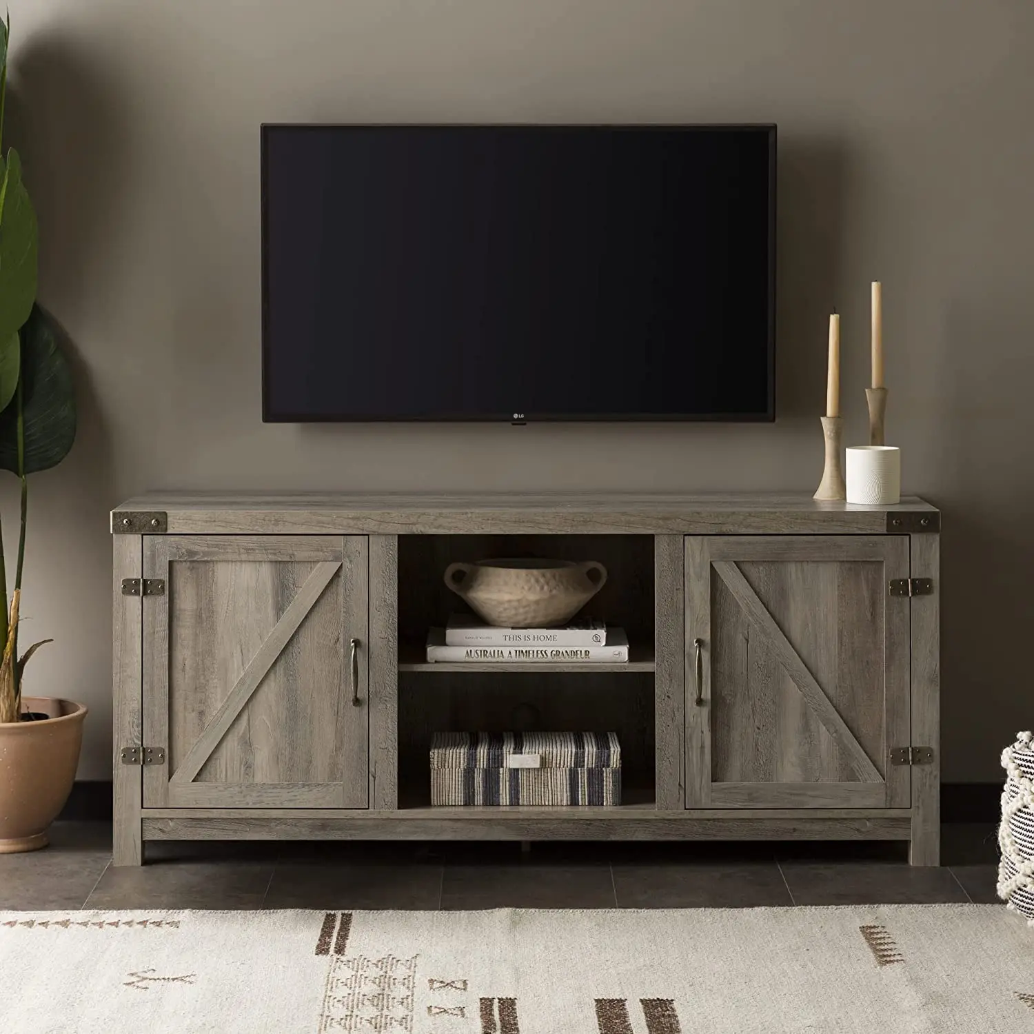 morden furniture living room smart design for Apartment tv rattan cabinet