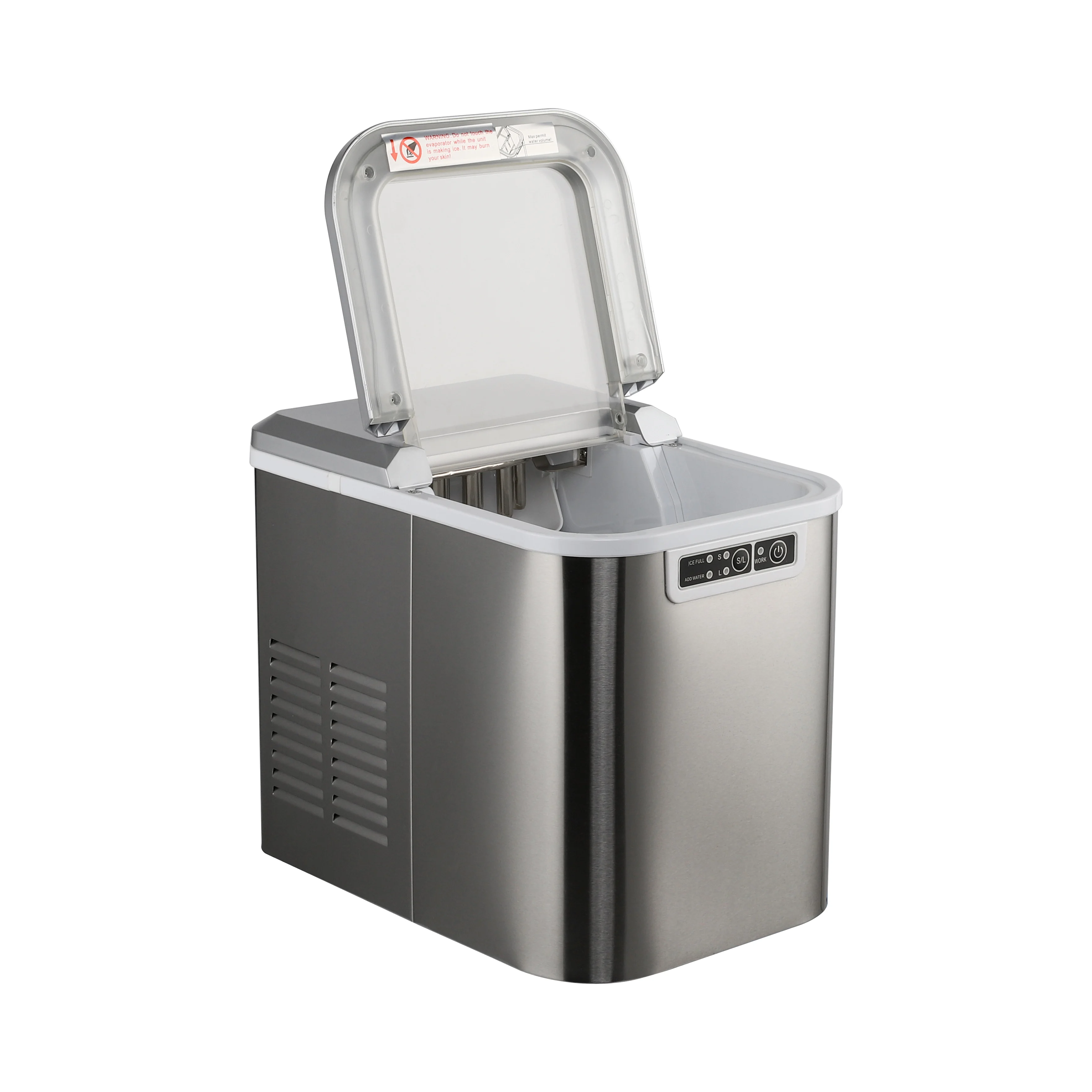 Professional competitive price small countertop ice maker machine home 12kgs/24h icecube maker with CE, CB, EMC, GS, LFGB, RoHS