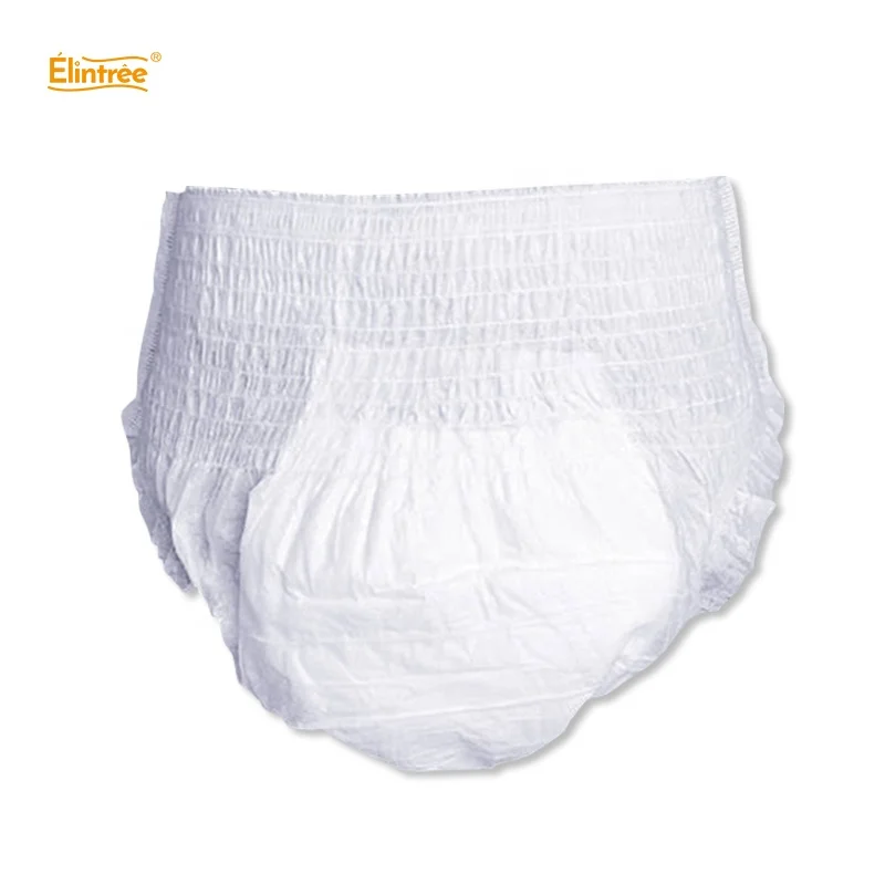 Elintree High Quality Factory Price Customized Hospital Disposable Adult Pant diaper for Incontinence