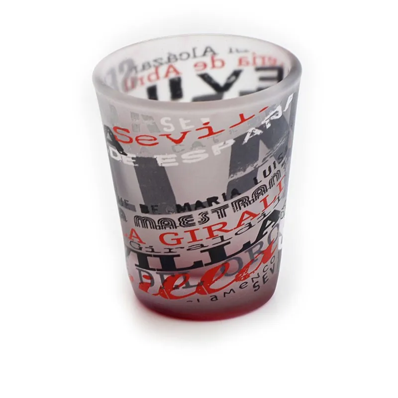 souvenir from spain shot glass
