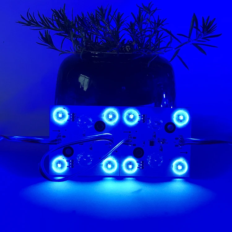 Addressable TM1814 RGBW LED Module Dream Color SPI Signal Programmable Diffused Lens 24V 90CRI for Ceiling Lightbox ad Lighting