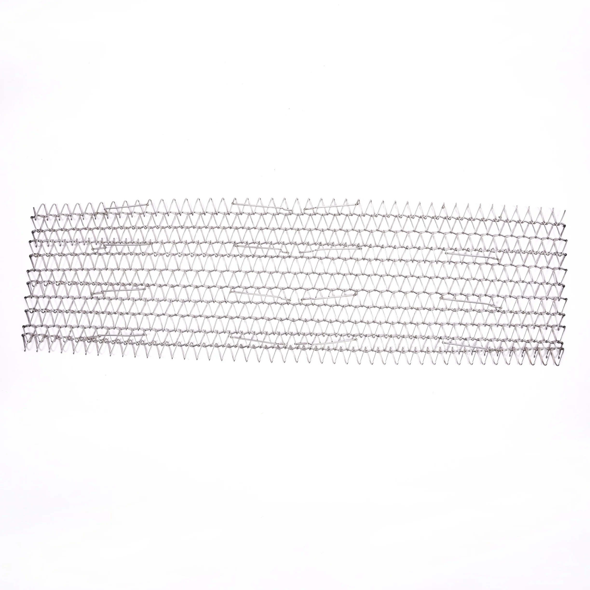 New Developed Fashion Design Ni-cr Alloy Silvery Color Sintering Furnace Mesh Belt
