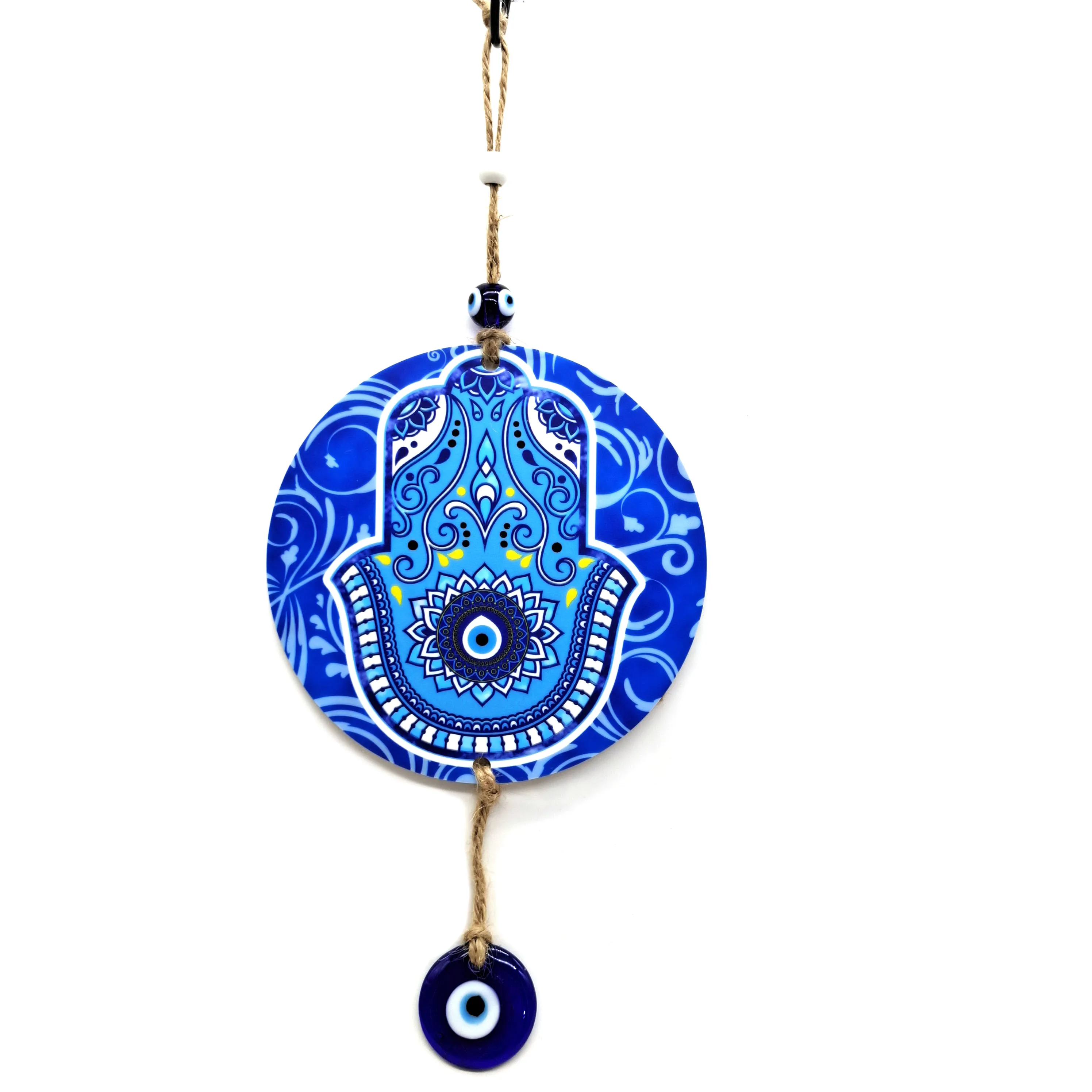 Hamsa Hand Home Blessing 	 evil eye wall hanging