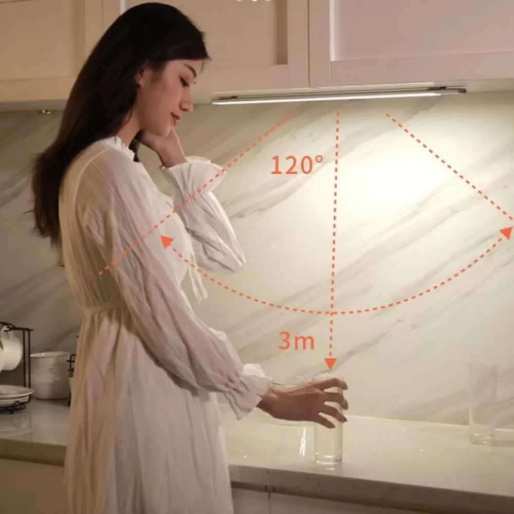 Intelligent Wireless Sensor Light Human Body Induction Lamp Battery Operated LED Night Lighting