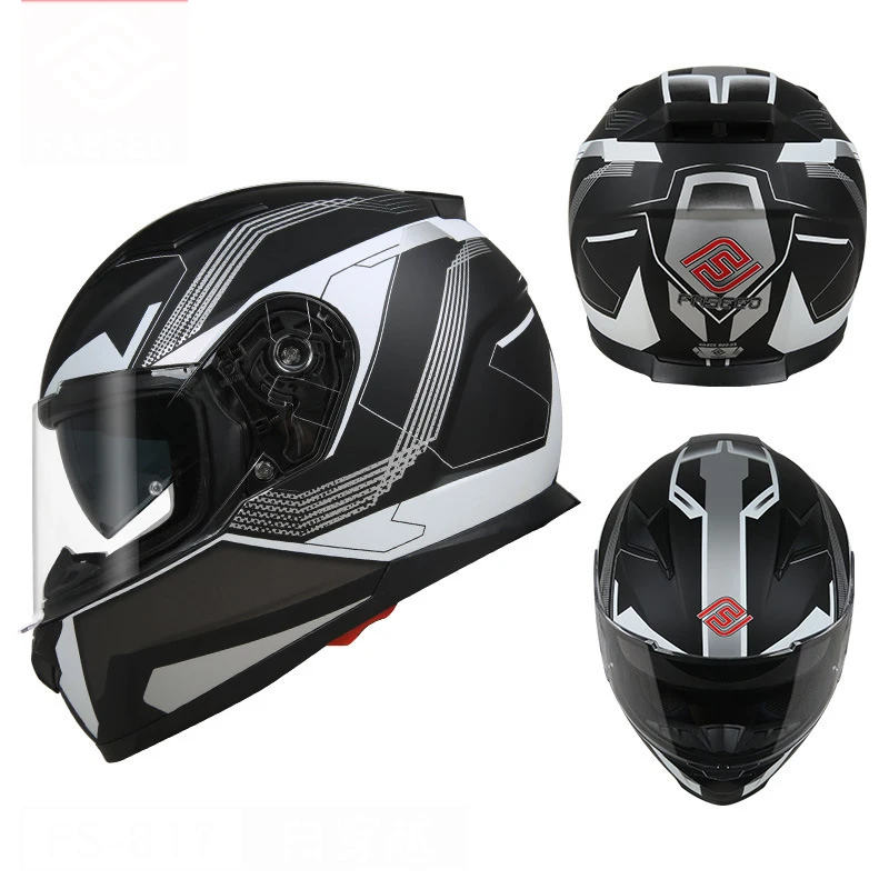 Faseed  High Quality kyt helmet full face Motorcycle ECE Certified Double Visors Men Riding casco de motocicleta certificado