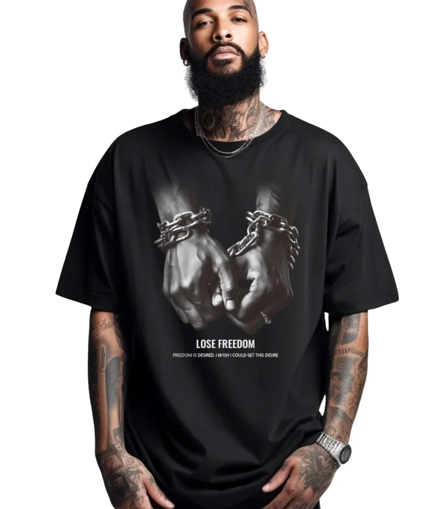 T-shirt manufacturer customizes vintage printed T-shirt with high-quality street style and oversized heavyweight T-shirt