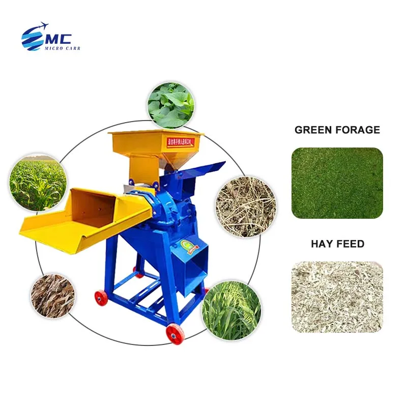 Chaff Cutter Chopper Machine Food Processor With Meat Grinder For Animal Feeds