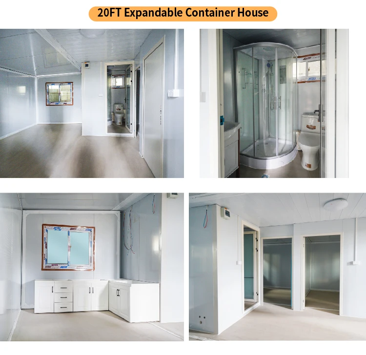 Guangdong Concrete Prefab Chalet Beach House Casa Contenedor Precio Tiny Kits Modular House On Wheels For Canada