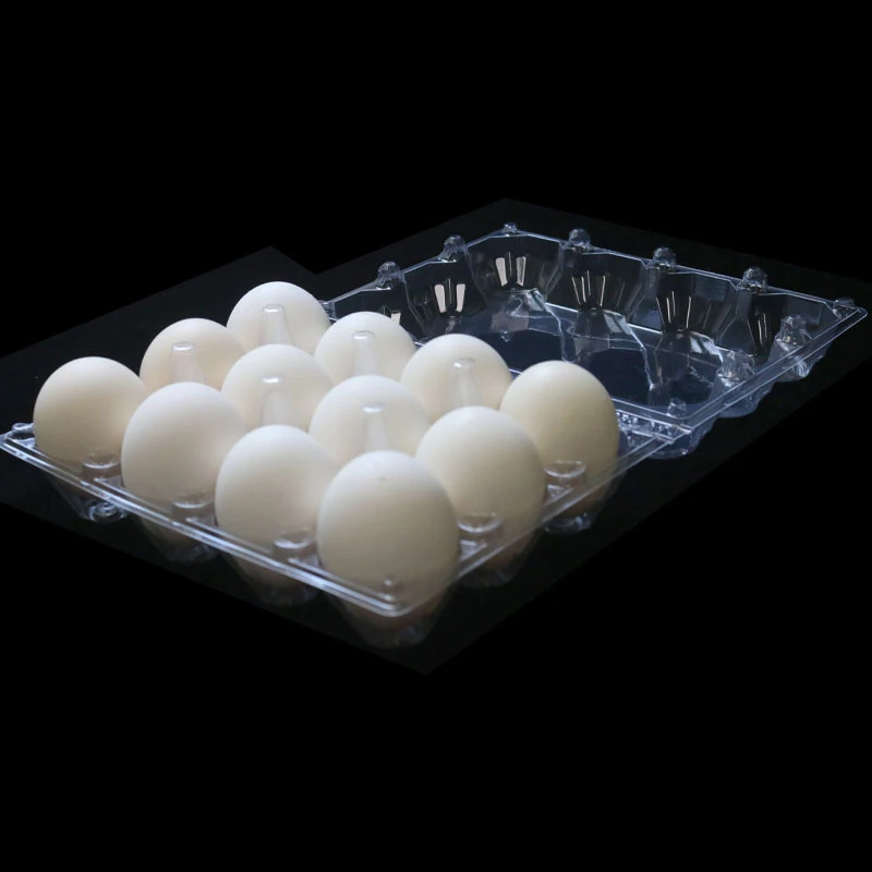 China Oem Folding Plastic Tray Blister 12 Packs Quail Egg Cartons For Sale