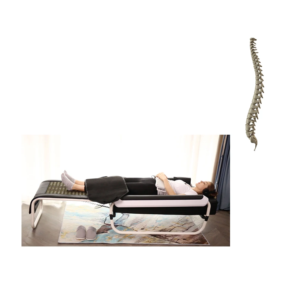 Hot pick V6 master sceragm V3 V4 Tourmaline Jade roller chiropractic Physio therapy Bed Thermal camilla infrared massage bed