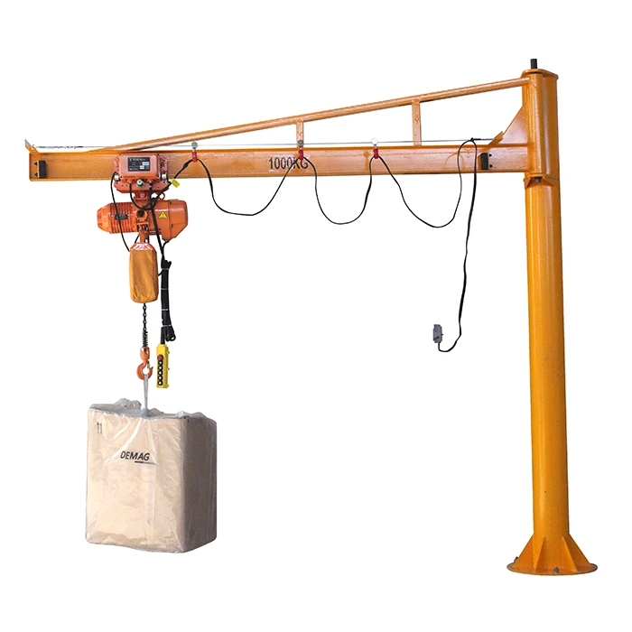 Customized high quality small rotary cantilever crane electric manual wall crane