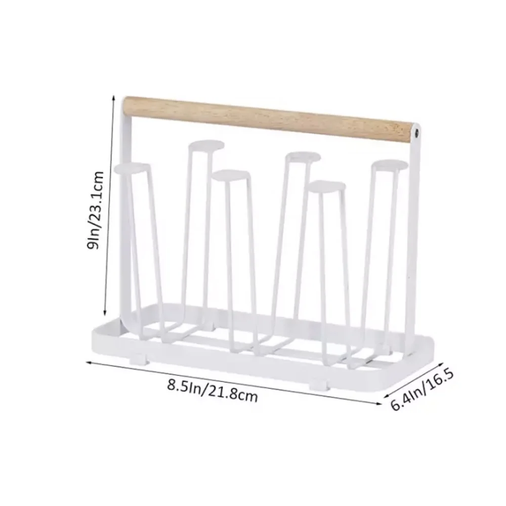 Multifunctional Shelf Kitchen Countertop Wine Glass Drying Holder Cup Rack Storage Organizer Storageholders