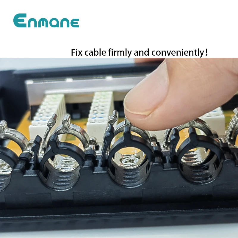 Коммутационная панель 6 портов лидер продаж коммутационная RJ45 CAT6A CAT6 poe