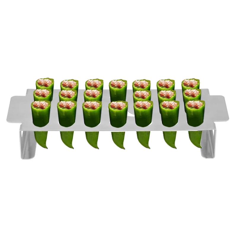stainless steel chili rack jalapeno rack bbq jalapeno roaster with handles outdoor barbecue grills