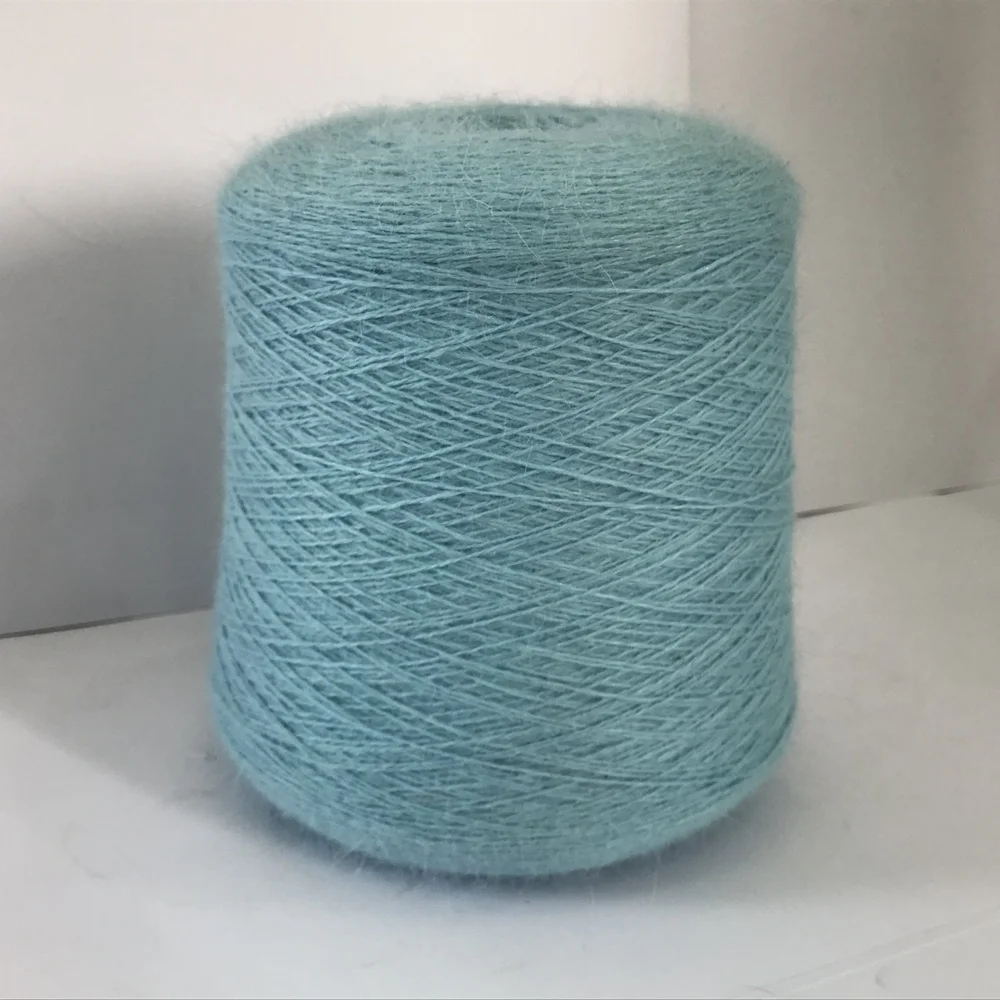 
Knitting Yarn 70% Angora Rabbit 30% Nylon Blended Yarn Angora Yarn For Sweater And Blanket 