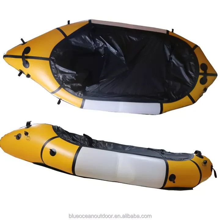 Factory Price Pack Raft Self Inflating pvc or tpu 420D Life Raft packraft boat