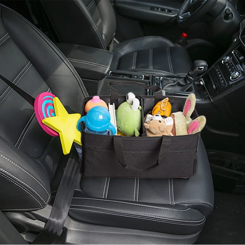 Foldable Car Seat cartoon animal Storage Trunk Organizer Tote bag Heat resistant 2022