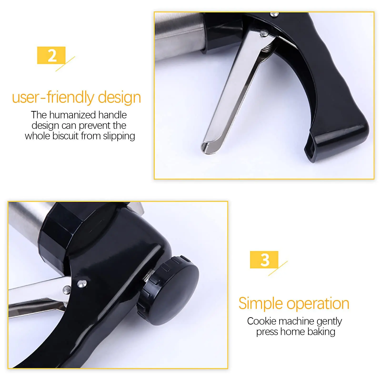 Dessert Decorating Syringe Set, Cupcake Frosting Filling Injector with 8 Icing Nozzles and 13 Cream Scrapers, Cake Decorating To