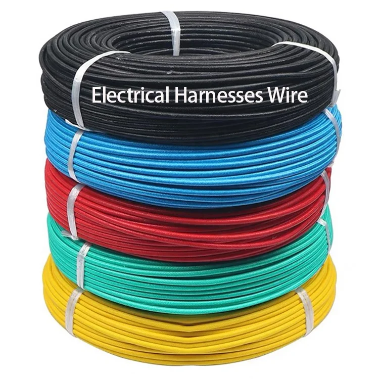 High temperature wire fiberglass insulated silicone wire with tin-coated copper filaments Electrical Harnesses Wire