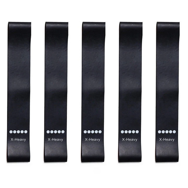 Multi-color ankle straps black resistance loop pull up assist resistance rubber bands